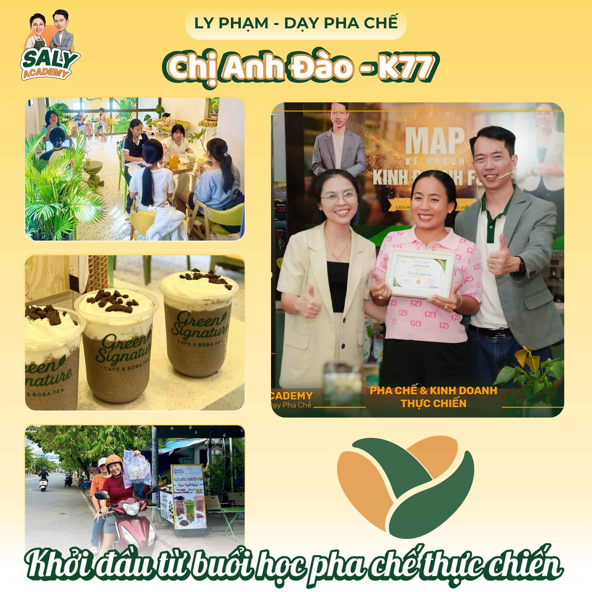 Cơ duyên đưa chị Anh Đào đến với khóa K77 tại SaLy Academy