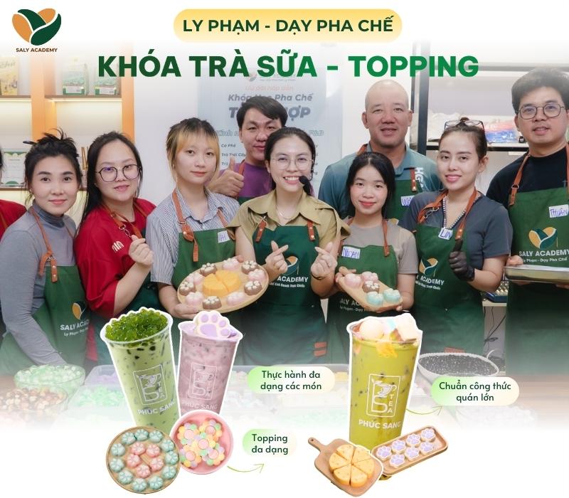 Khóa học trà sữa & topping tại Saly Academy