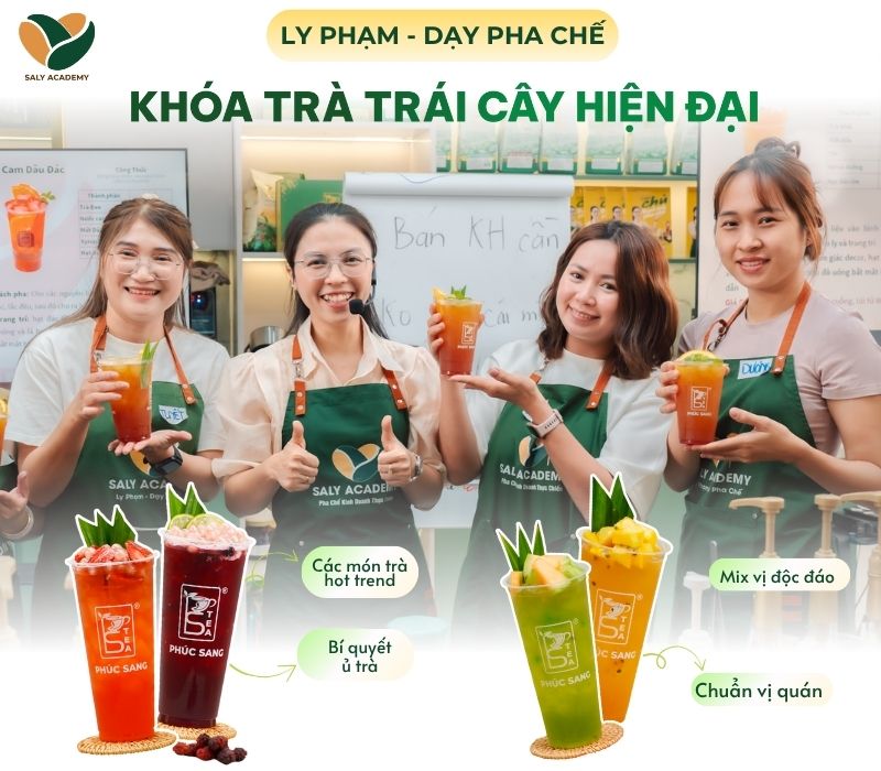 Khóa học pha chế Trà trái cây Khóa học pha chế Trà trái cây