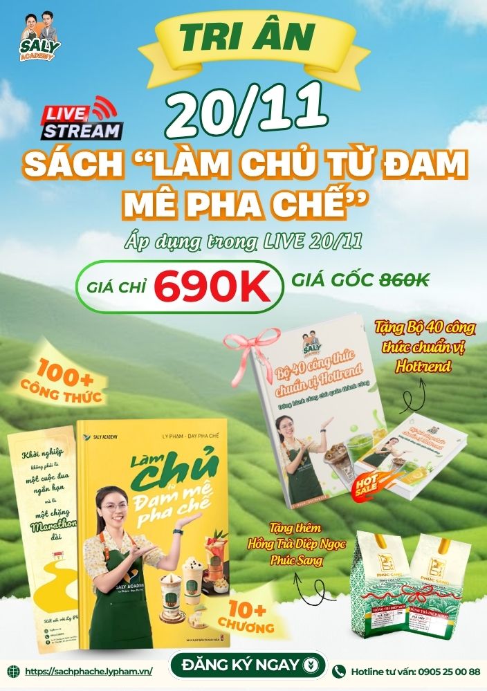 Ưu đãi đặc biệt trong livestream 20/11 tại SaLy Academy Ưu đãi đặc biệt trong livestream 20/11 tại SaLy Academy