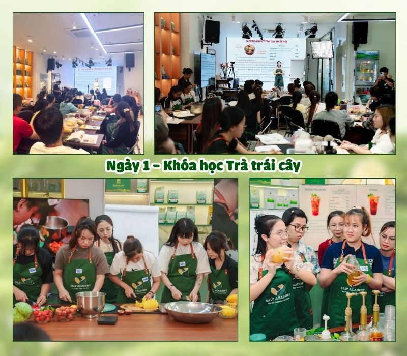 Ngày 1: Khóa học Trà trái cây
