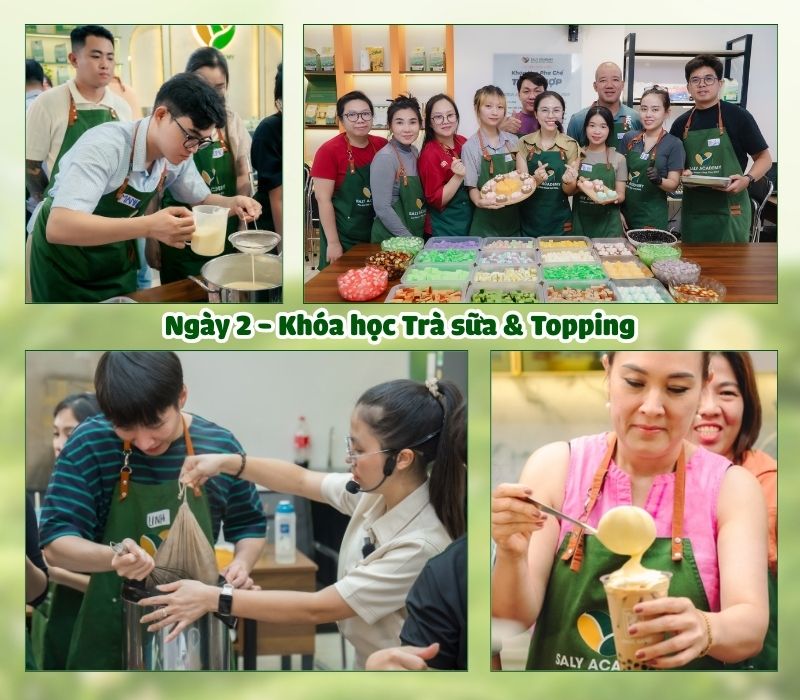 Ngày 2: Khóa học Trà sữa & Topping
