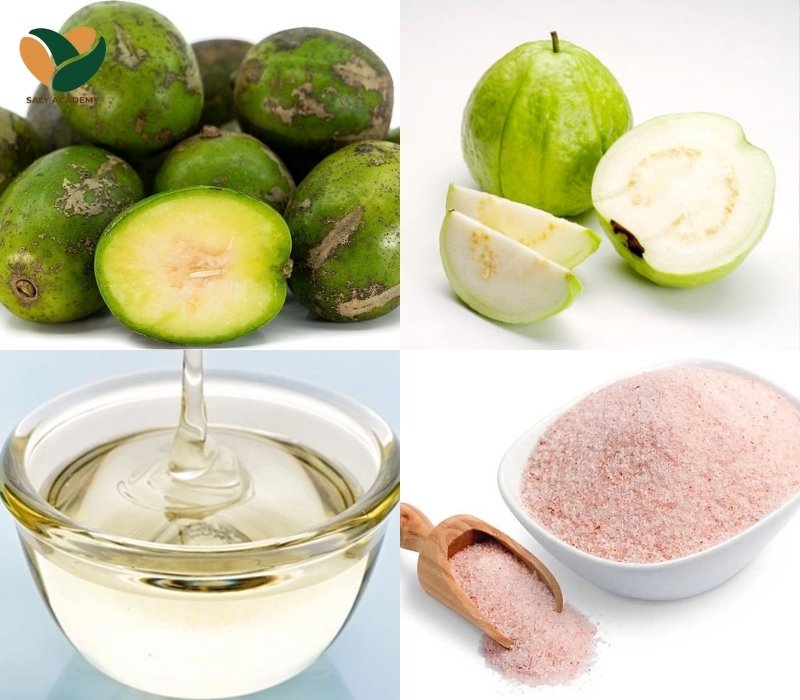 Nguyên liệu làm nước ép cóc ổi