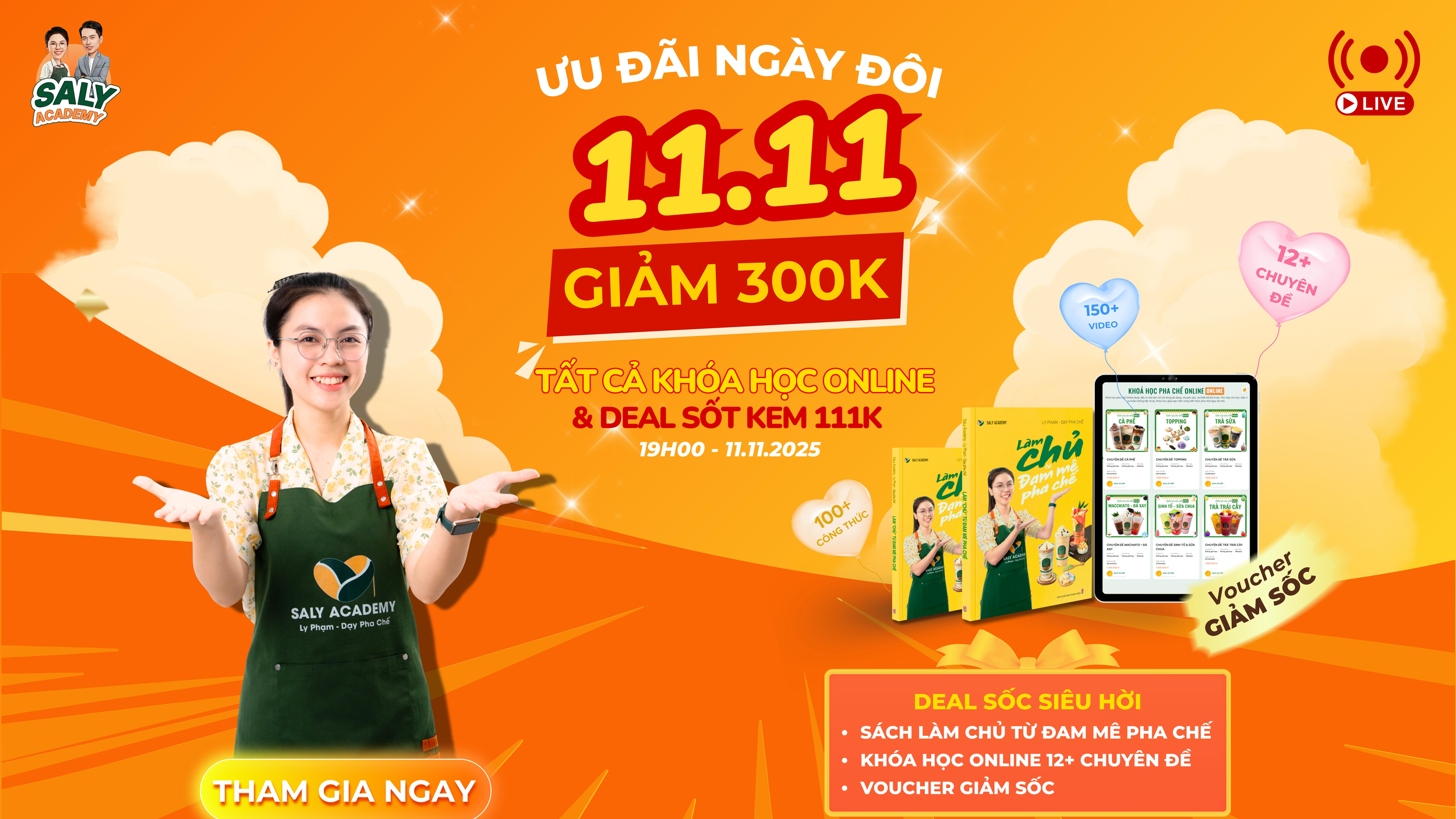 Ưu đãi khóa học online 11.11