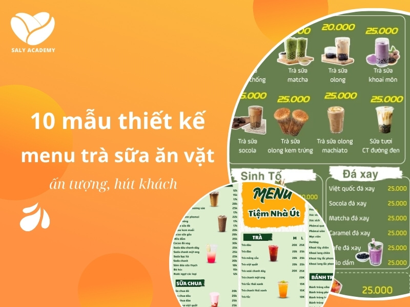 Tổng hợp 10 mẫu thiết kế menu trà sữa ăn vặt ấn tượng, hút khách Tổng hợp 10 mẫu thiết kế menu trà sữa ăn vặt ấn tượng, hút khách