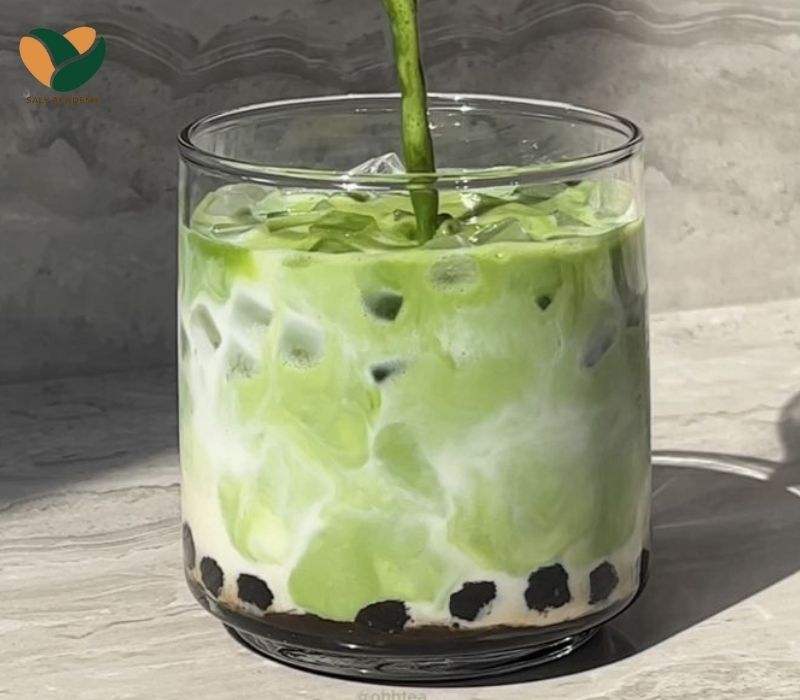 Công thức làm trà sữa ô long matcha chi tiết