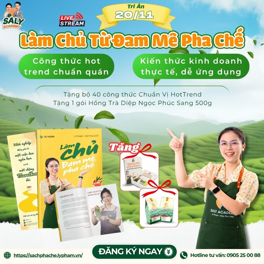 Ưu đãi đặc biệt trong livestream 20/11 tại SaLy Academy