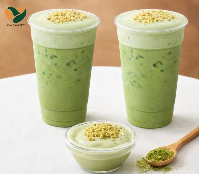 Cách pha matcha kem dẻ cười ngon, màu đẹp