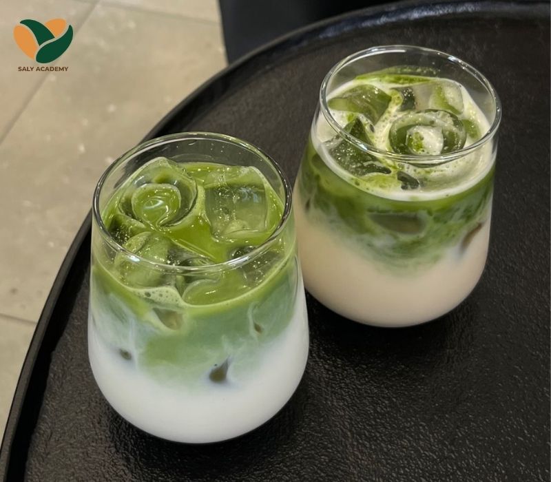 Cách pha món matcha latte yakult thơm ngon