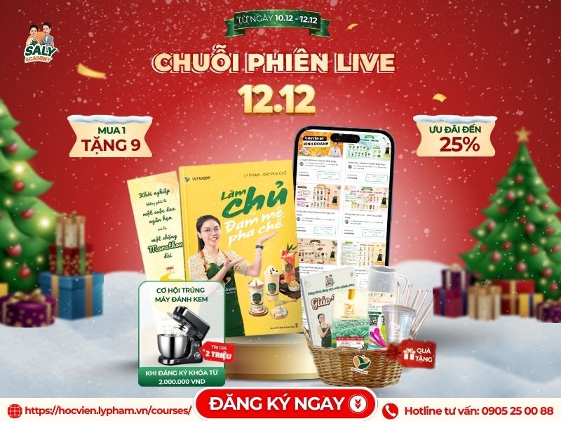 Chuỗi phiên live 12/12 tại SaLy Academy