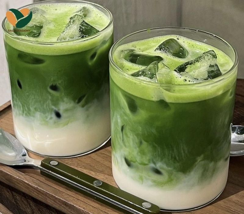 Cách tính giá cost 1 ly Matcha latte yakul