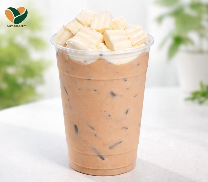 Bí quyết làm món trà sữa hạnh nhân khúc bạch phô mai ngon, chuẩn vị