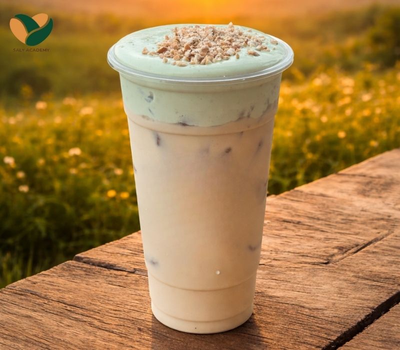 Các bước chi tiết làm trà sữa olong nhài kem dẻ cười chi tiết Các bước chi tiết làm trà sữa olong nhài kem dẻ cười chi tiết