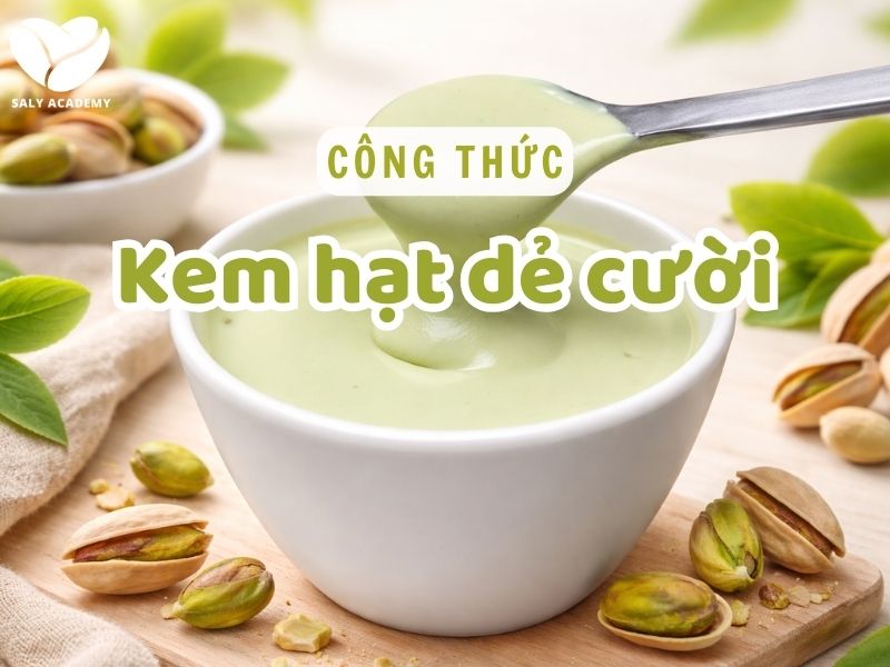 Cách làm kem hạt dẻ cười thơm béo, bông mịn, hút khách