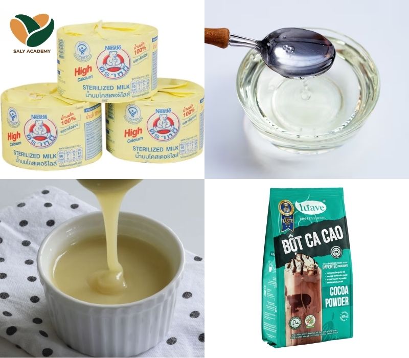 Nguyên liệu pha Cacao sữa Gấu