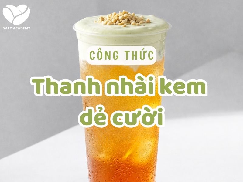 Cách làm thanh nhài kem dẻ cười béo mịn, hút khách mùa hè