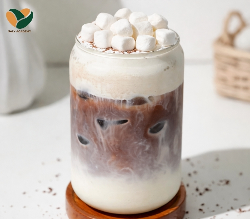 Cách làm choco sữa hạnh nhân chuẩn vị kinh doanh