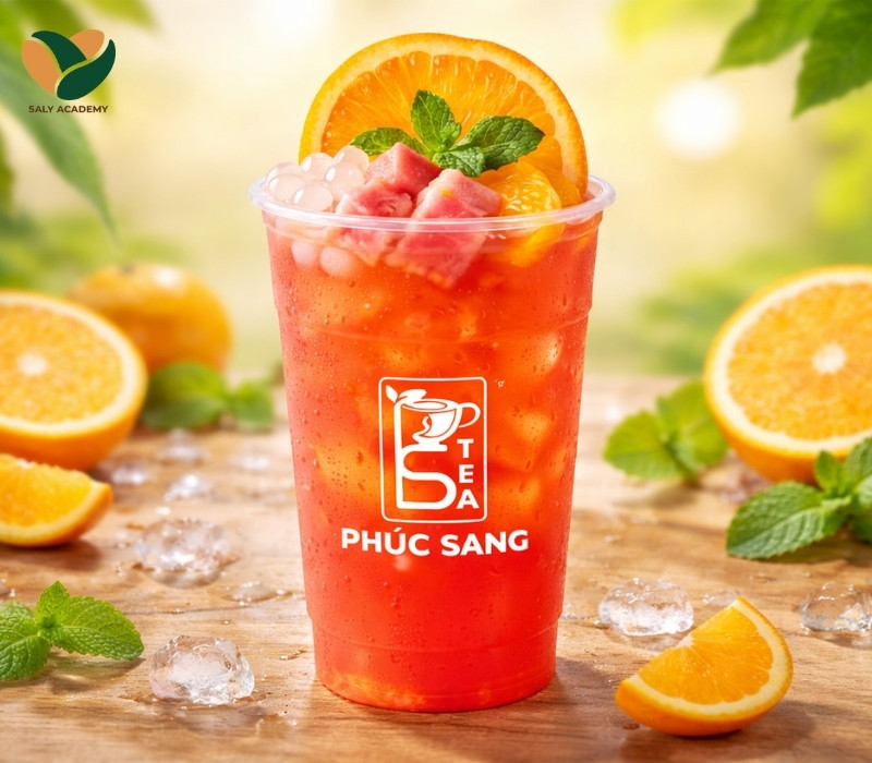 Giá cost nguyên liệu & mức giá bán gợi ý cho ô long mơ đào hồng