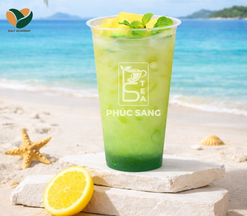 Bí quyết giúp trà dưa lưới Yakult thơm ngon, chuẩn hương vị.