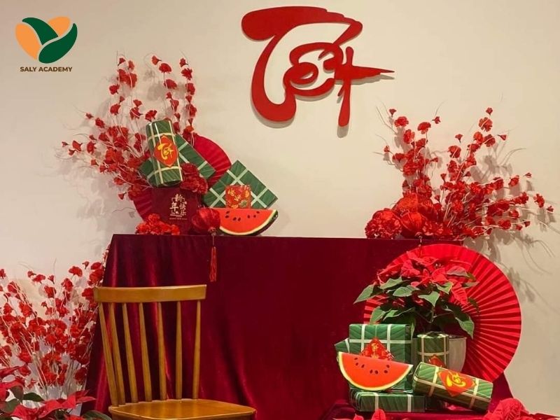 Những lưu ý quan trọng khi trang trí Tết cho quán trà sữa