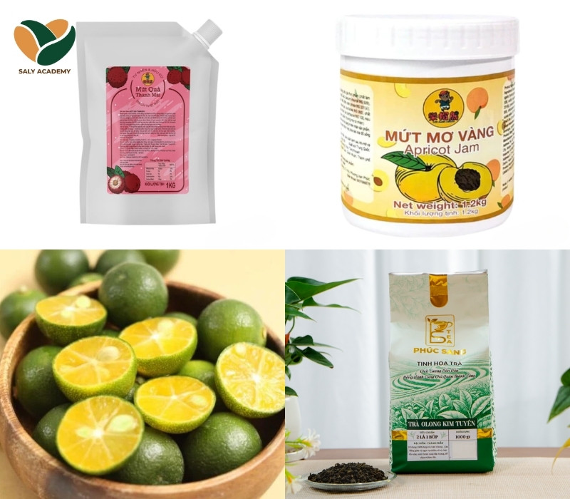 Nguyên liệu olong mơ thanh mai chuẩn vị