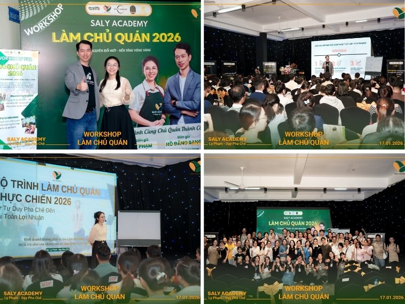 Workshop "Làm Chủ Quán 2026" khép lại – kiến thức thật, kết nối thật, động lực thật
