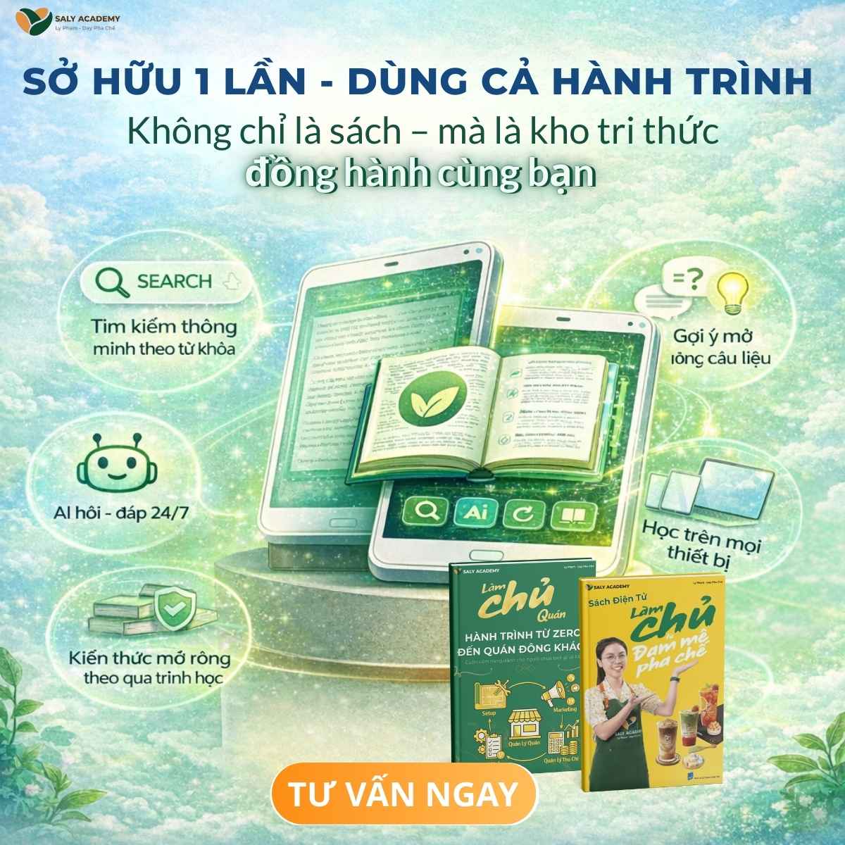 Nội dung chính của Bộ sách điện tử “Làm Chủ Quán” Nội dung chính của Bộ sách điện tử “Làm Chủ Quán”