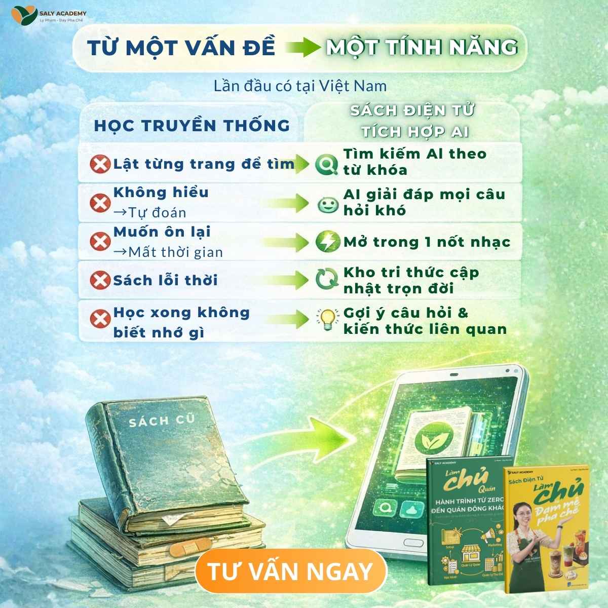 Bộ sách điện tử “Làm Chủ Quán” - Giải pháp học pha chế và kinh doanh hiện đại Bộ sách điện tử “Làm Chủ Quán” - Giải pháp học pha chế và kinh doanh hiện đại