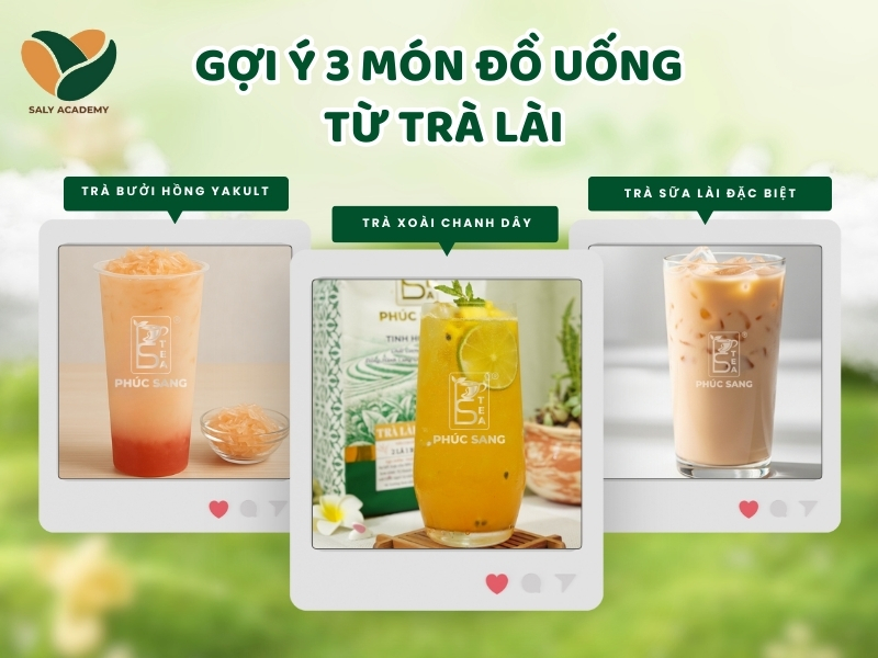 Ứng dụng cốt trà lài vào menu quán F&B