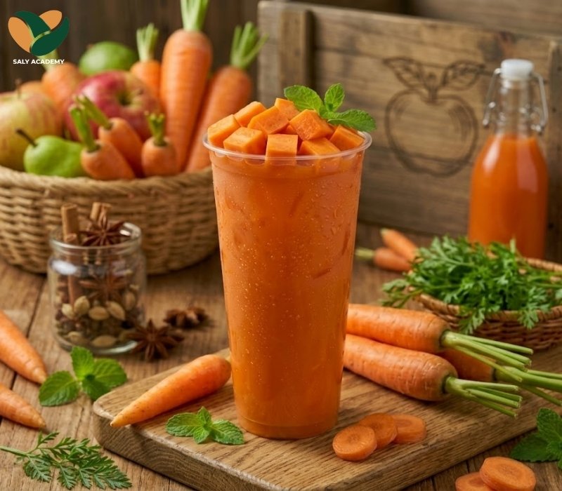Cách làm nước ép cà rốt ngon, đẹp mắt Cách làm nước ép cà rốt ngon, đẹp mắt