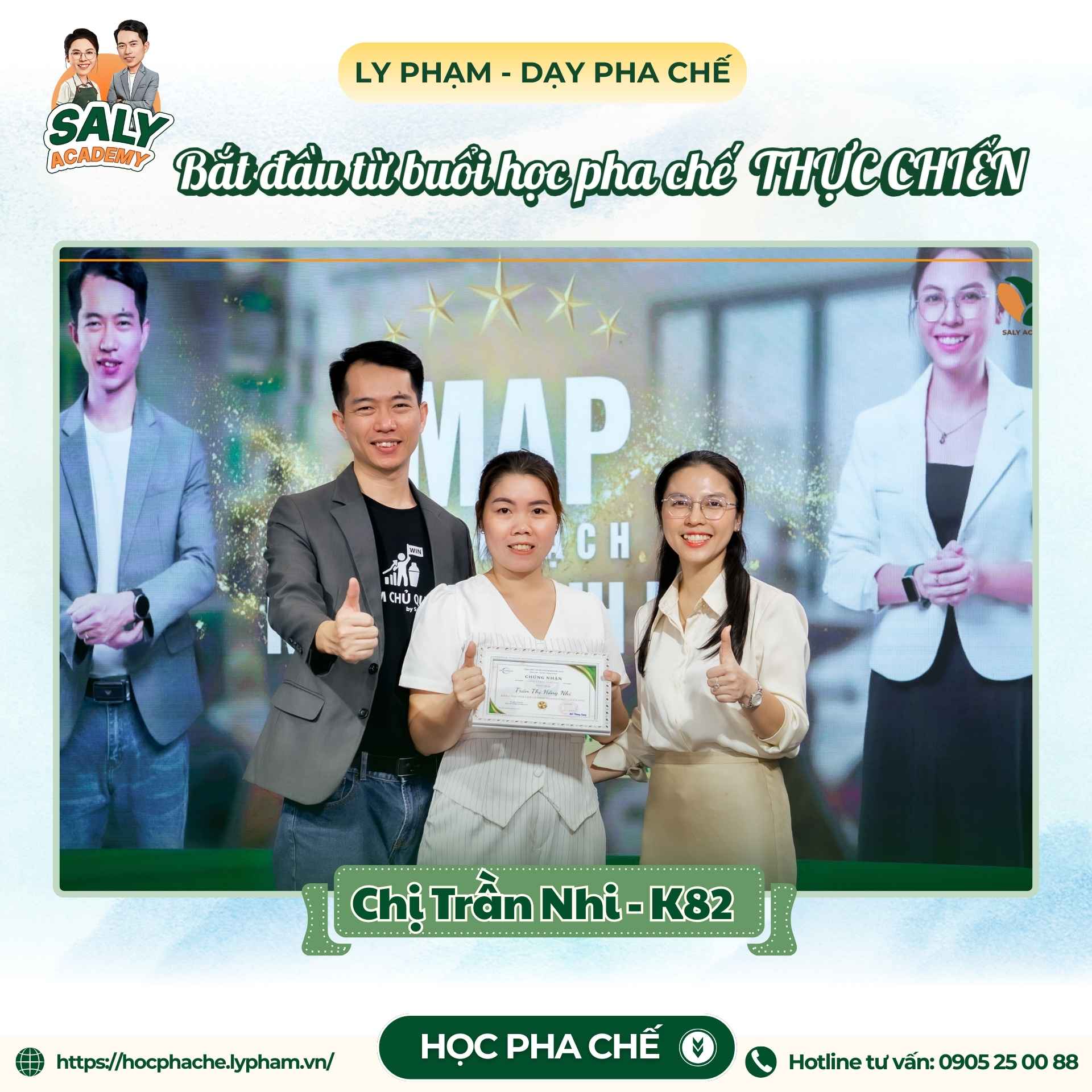 Hành trình của học viên Trần Nhi từ nhân viên văn phòng đến chủ quán Tea & Coffee