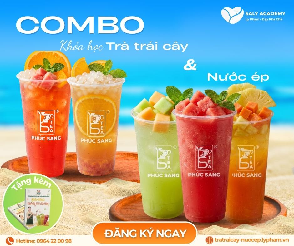 Combo khóa học Trà Trái Cây - Nước Ép Online tại SaLy Academy