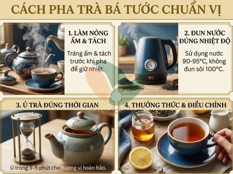 Hướng dẫn cách pha trà bá tước chuẩn vị Anh Quốc Hướng dẫn cách pha trà bá tước chuẩn vị Anh Quốc
