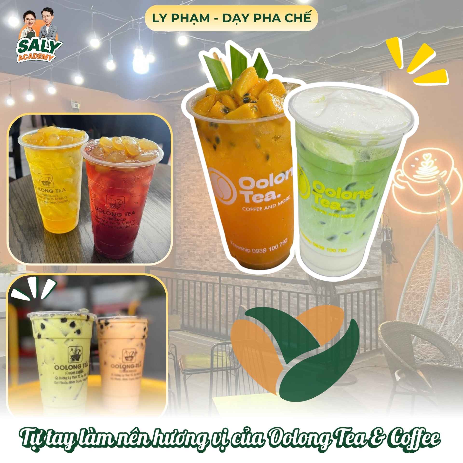 Oolong Tea & Coffee - Thành quả của một hành trình chuẩn bị bài bản