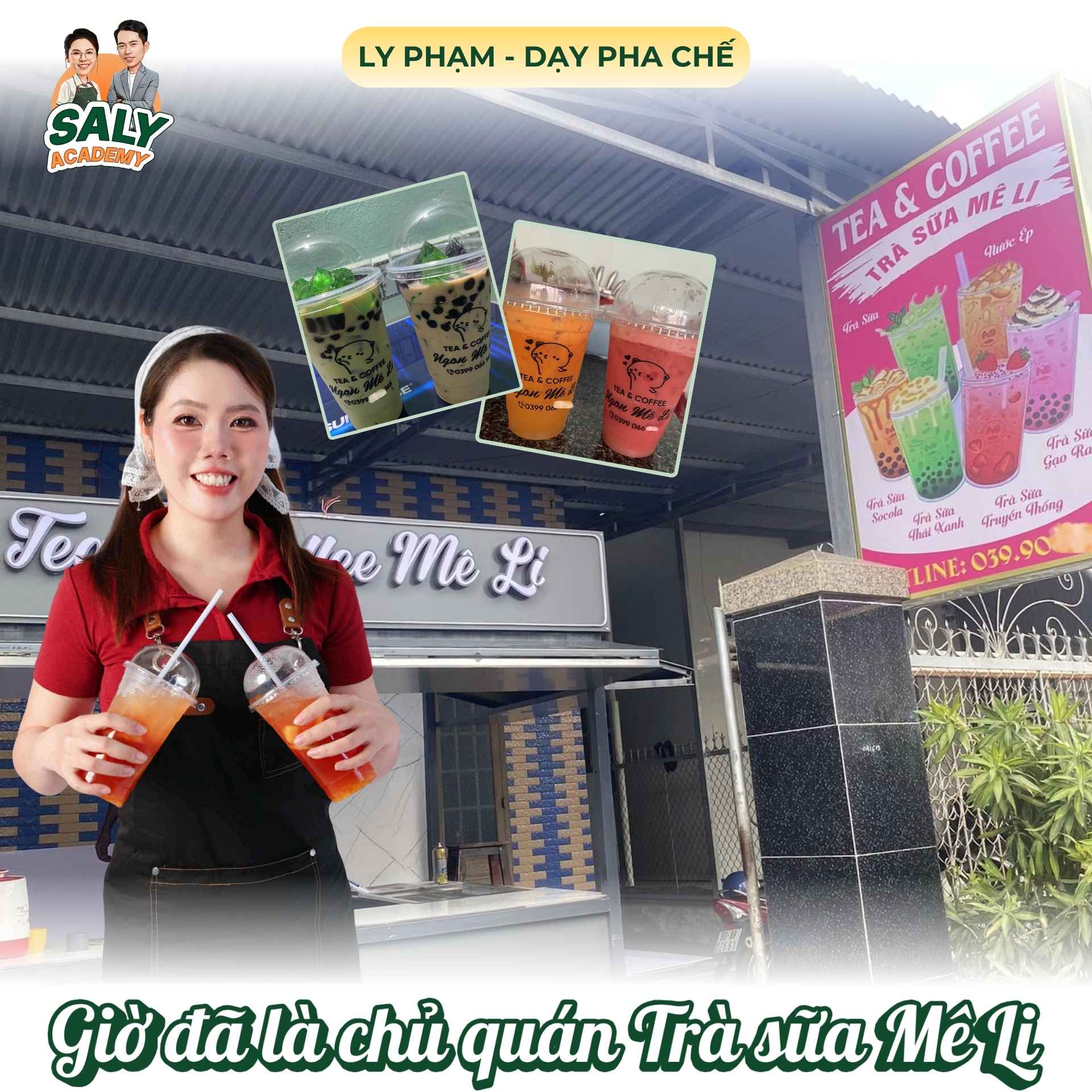 "Tea & Coffee - Trà sữa mê ly" khai trương: Thành công từ nền tảng vững chắc