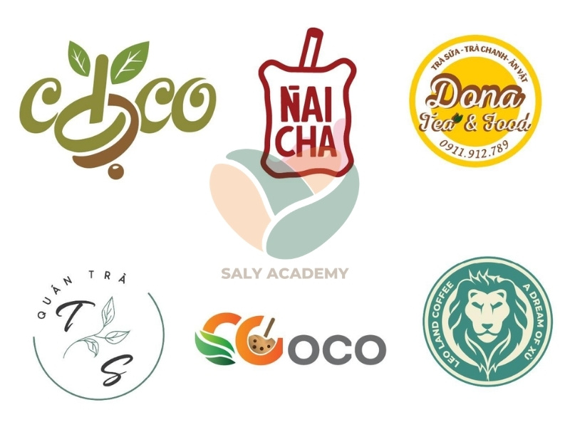 Mẫu logo trà sữa đẹp, chuyên nghiệp, sang trọng