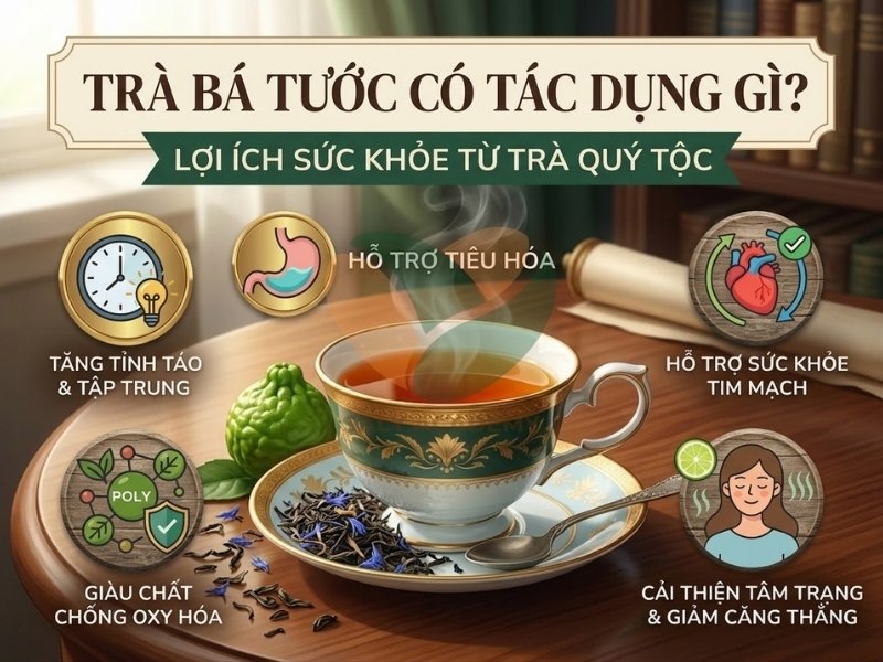 Trà bá tước có tác dụng gì? Lợi ích sức khỏe từ trà quý tộc Trà bá tước có tác dụng gì? Lợi ích sức khỏe từ trà quý tộc