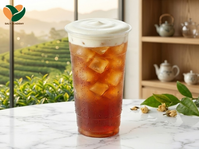 Hồng trà sủi bọt