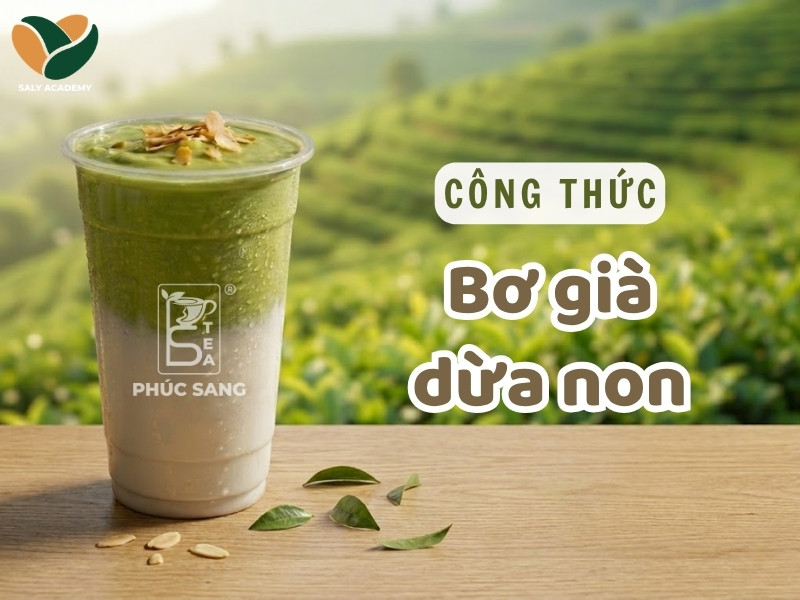 Cách làm bơ già dừa non thơm ngậy, phân tầng đẹp mắt