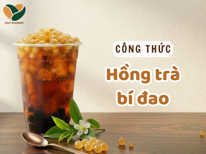 Cách làm hồng trà bí đao thanh mát, cost thấp, dễ bán