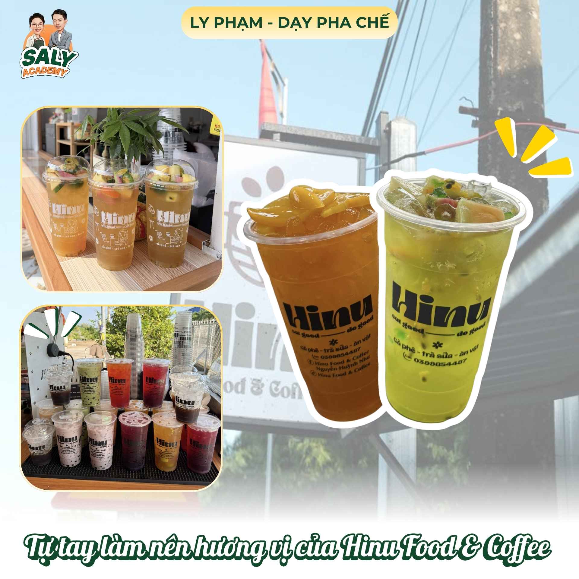 “Hinu Food & Coffee” - Sự kết hợp hoàn hảo giữa đồ uống và ăn vặt