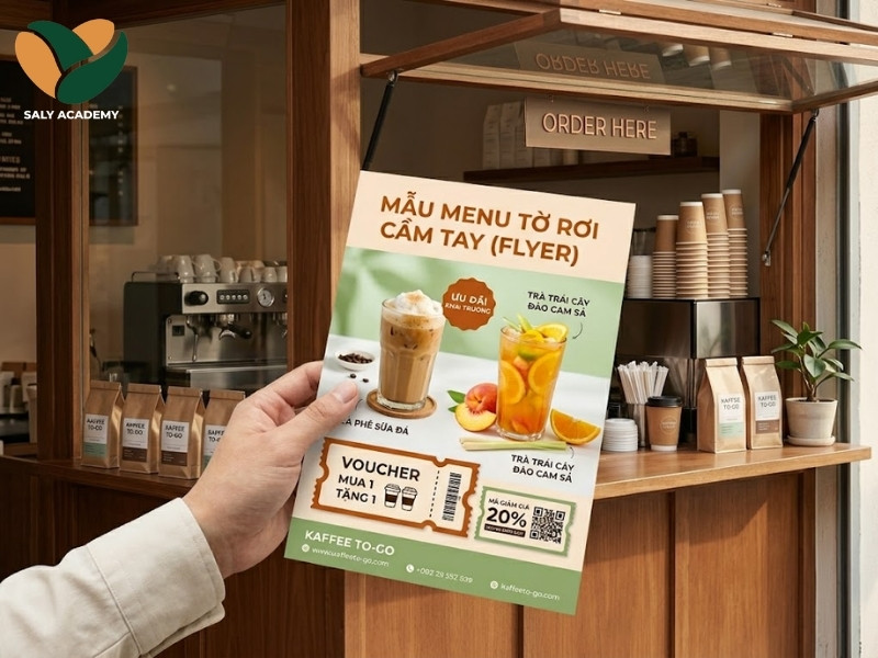 Mẫu menu tờ rơi cầm tay (Flyer) Mẫu menu tờ rơi cầm tay (Flyer)