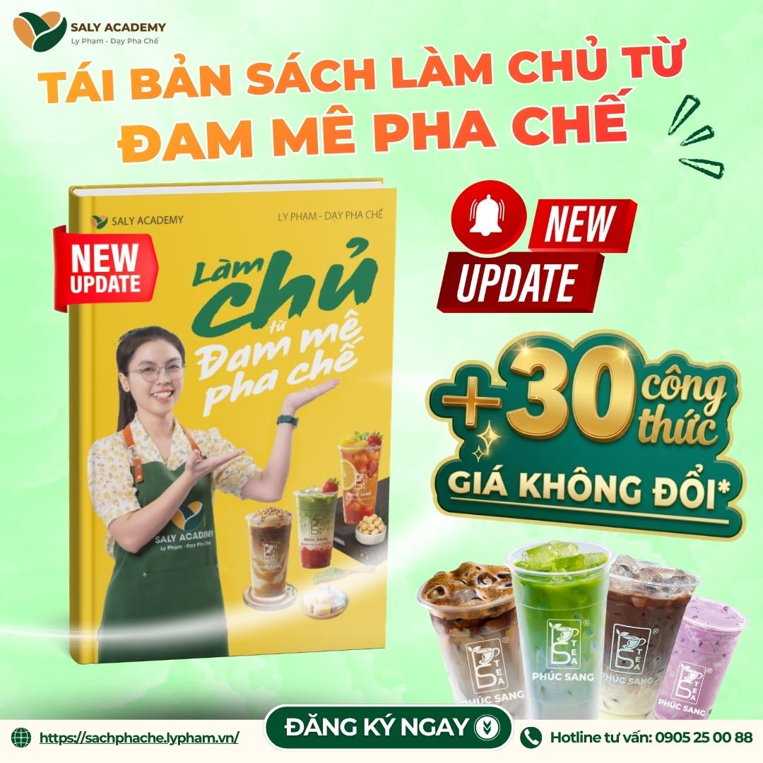 Tái bản sách làm chủ từ đam mê pha chế - Phiên bản nâng cấp với 130+ công thức Tái bản sách làm chủ từ đam mê pha chế - Phiên bản nâng cấp với 130+ công thức