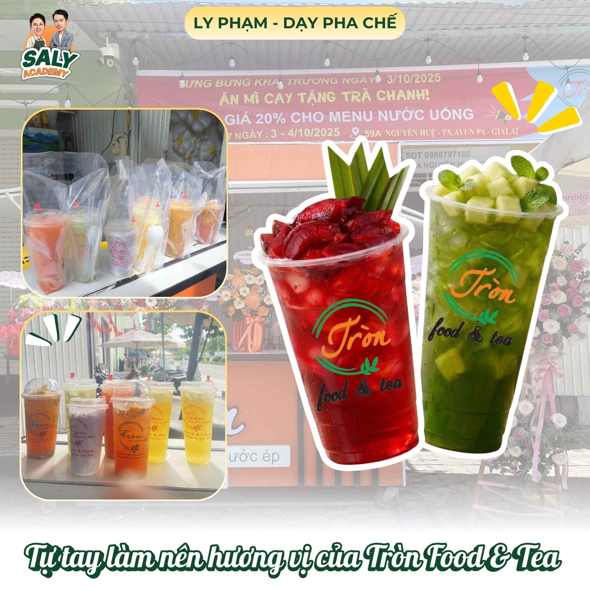 “Tròn Food & Tea” - Viên ngọc quý sau hành trình dám nghĩ, dám làm “Tròn Food & Tea” - Viên ngọc quý sau hành trình dám nghĩ, dám làm