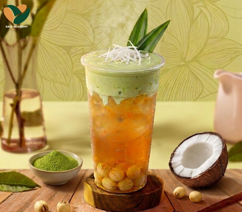 Cách pha sen xanh olong thơm ngon, phân tầng đẹp mắt Cách pha sen xanh olong thơm ngon, phân tầng đẹp mắt
