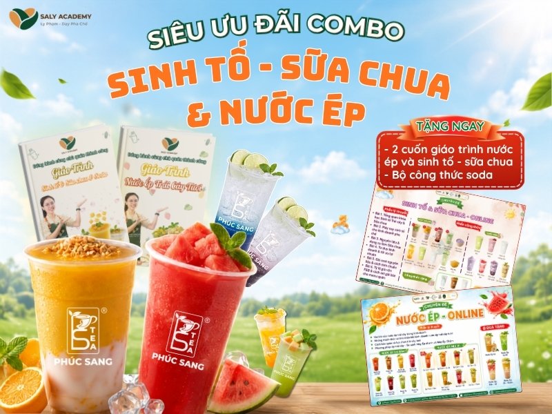 Combo Sinh Tố - Sữa Chua - Nước Ép (Online) Combo Sinh Tố - Sữa Chua - Nước Ép (Online)