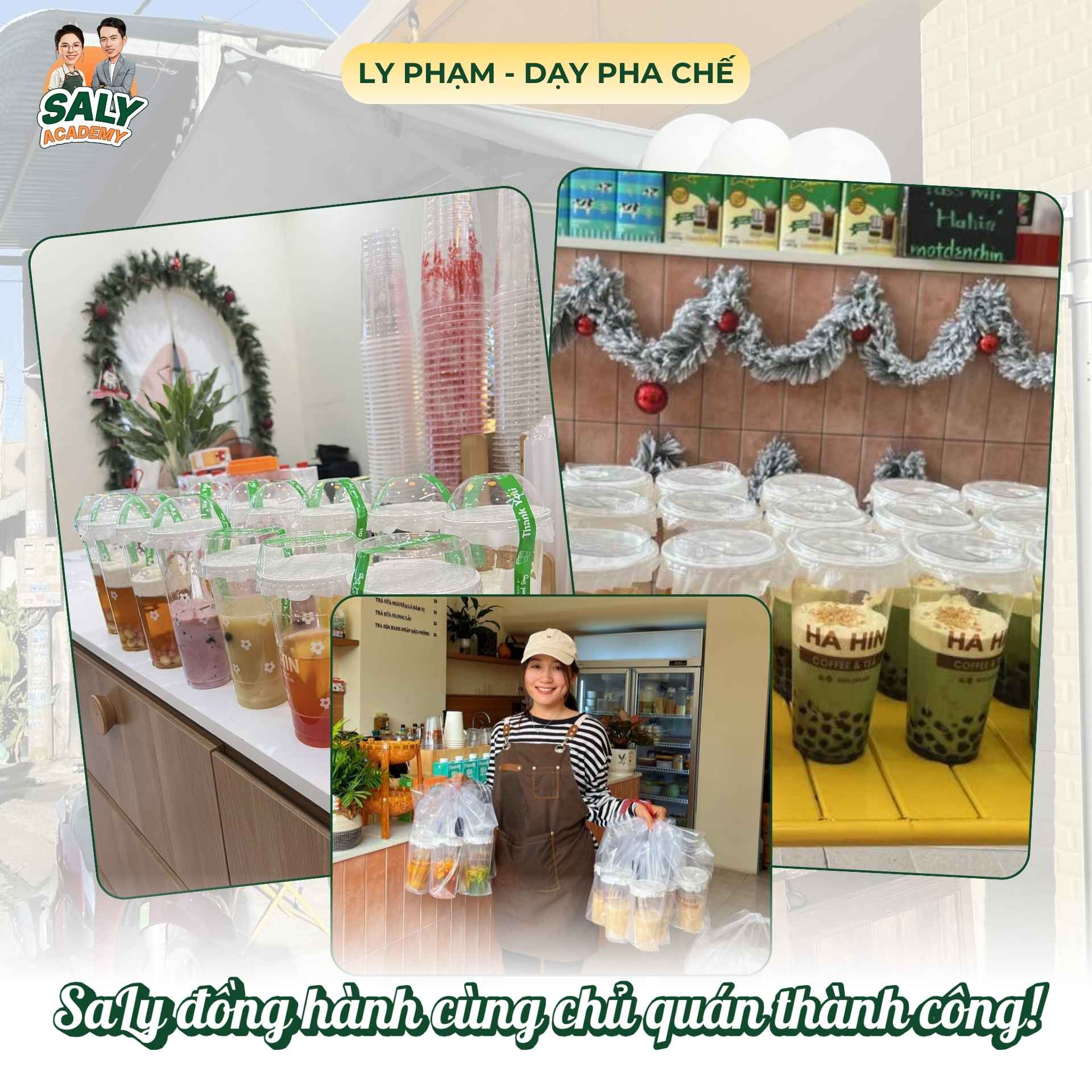 Hệ sinh thái SaLy Academy hỗ trợ - Vì mở quán không nên là hành trình cô đơn