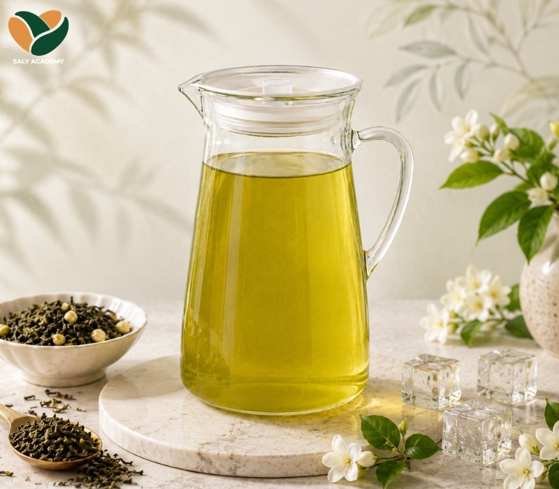 Lưu ý để cốt trà lài thái xanh thơm ngon, không chát