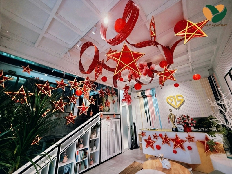 Mẫu decor trang trí trung thu văn phòng Mẫu decor trang trí trung thu văn phòng