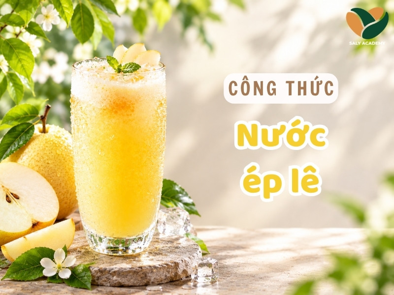 Cách làm nước ép lê ngọt thanh, mát lành, đồ uống healthy bán chạy